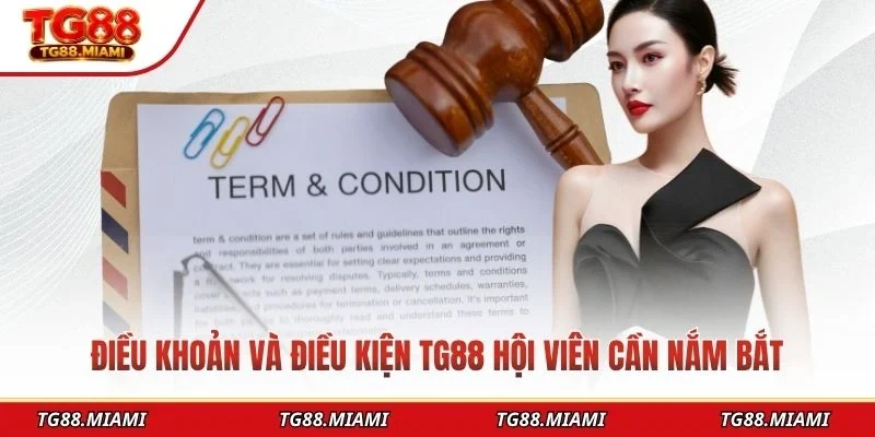 Điều khoản và điều kiện TG88 hội viên cần nắm bắt